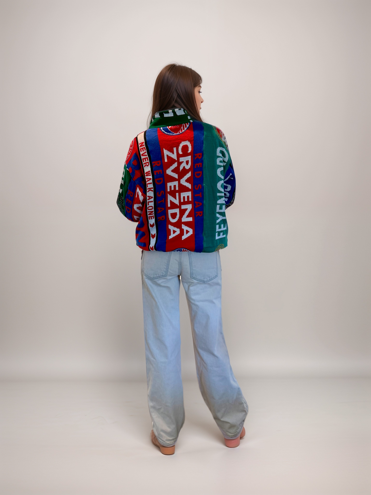 FOOTBALL SCARF BOMBER JACKET